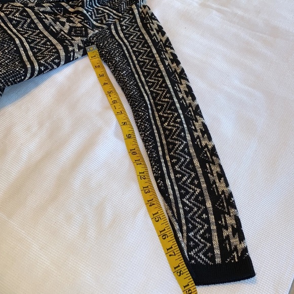 Woman’s Open Kimono Poncho Geography Print Size Medium - Picture 8 of 9